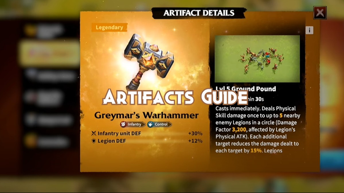 Call Of Dragons Artifacts Guide Call of Dragons Guides
